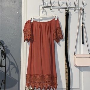 Cute off the shoulder dress